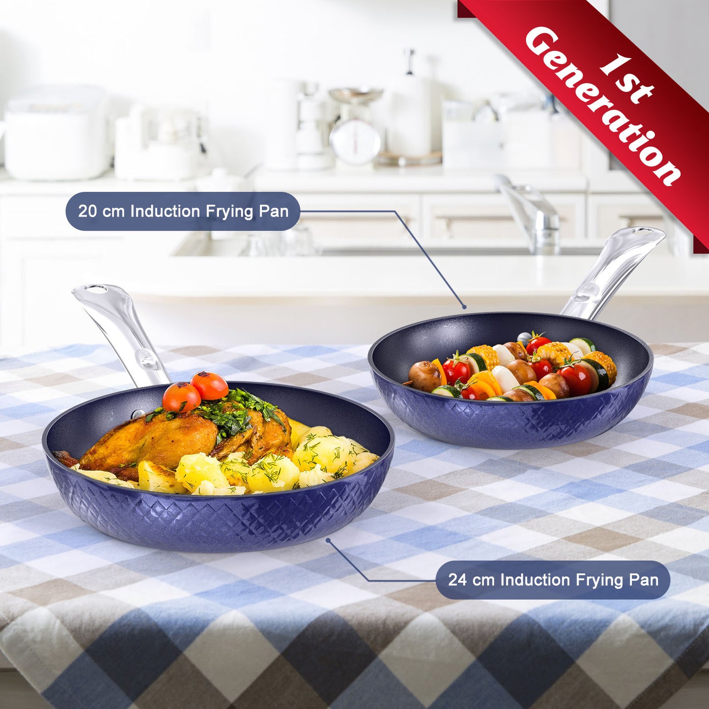 3-Piece Frying Pan Set | Non-Stick Coating |