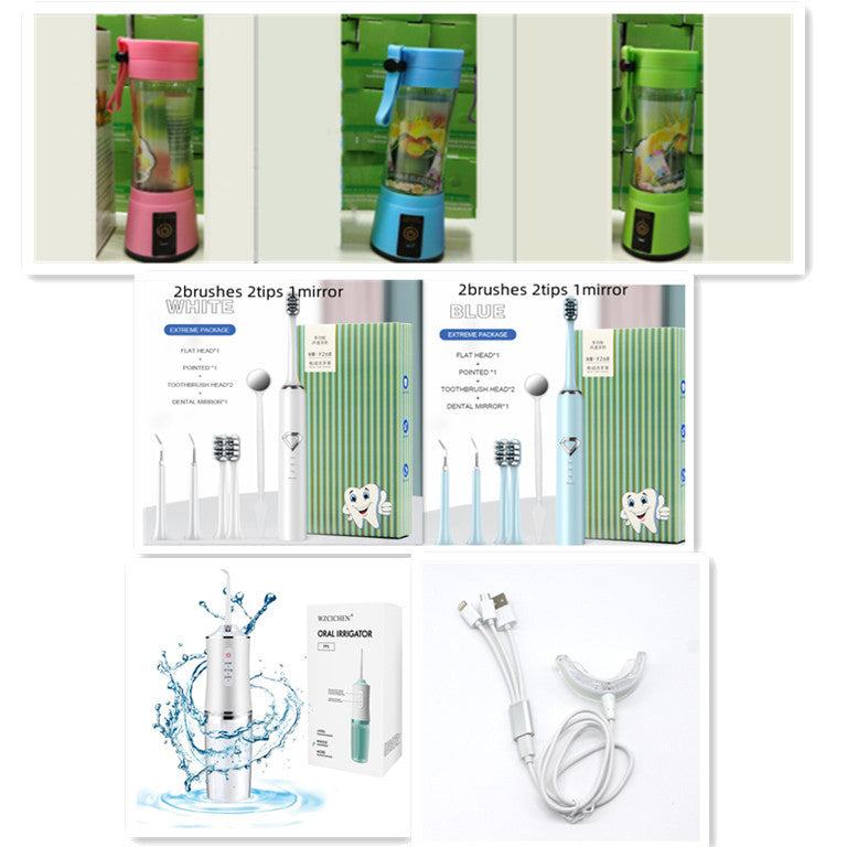 EcoChef™ Mini Portable Blender – USB Rechargeable Smoothie Juicer (6 Blades)