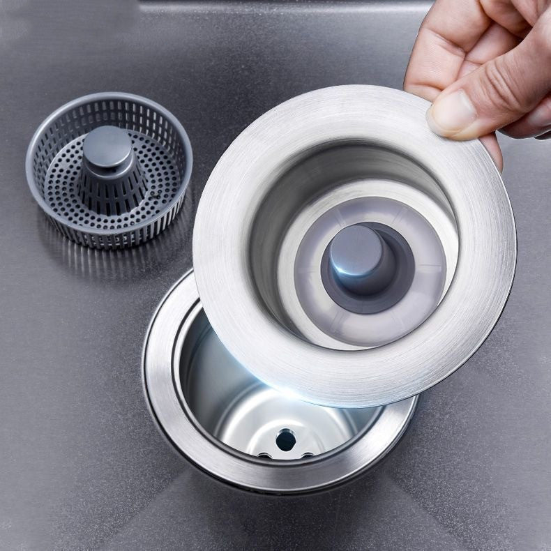 EcoChef™ Smart Sink Drainer – Stainless Steel Bounce Core Plug
