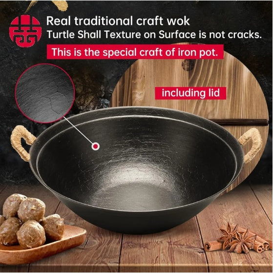Artisan Cast Iron Wok – Timeless Cooking, Natural Flavor