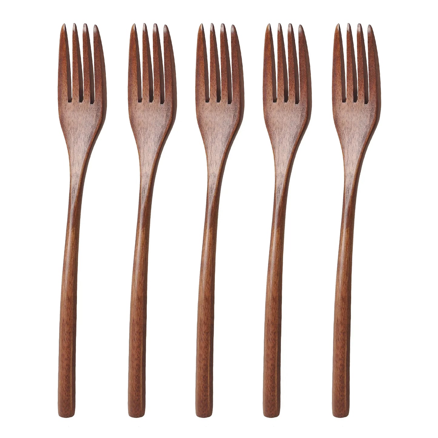 EcoChef™ Natural Wooden Utensil Set – 5-Piece Eco Tableware