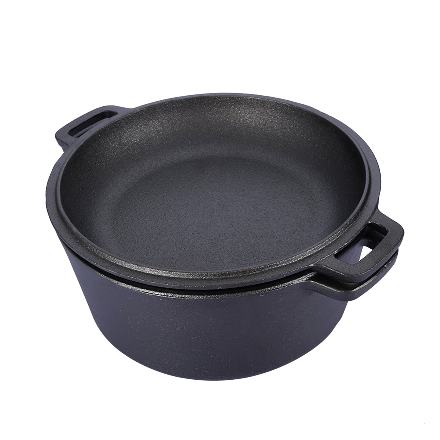 Pure Iron Double Dutch Oven – Timeless Cooking!