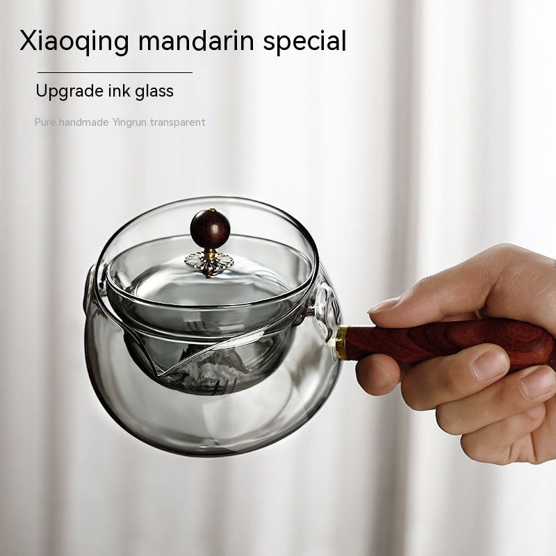 EcoChef™ Semi-Automatic Teapot – Effortless Brewing, Natural Style