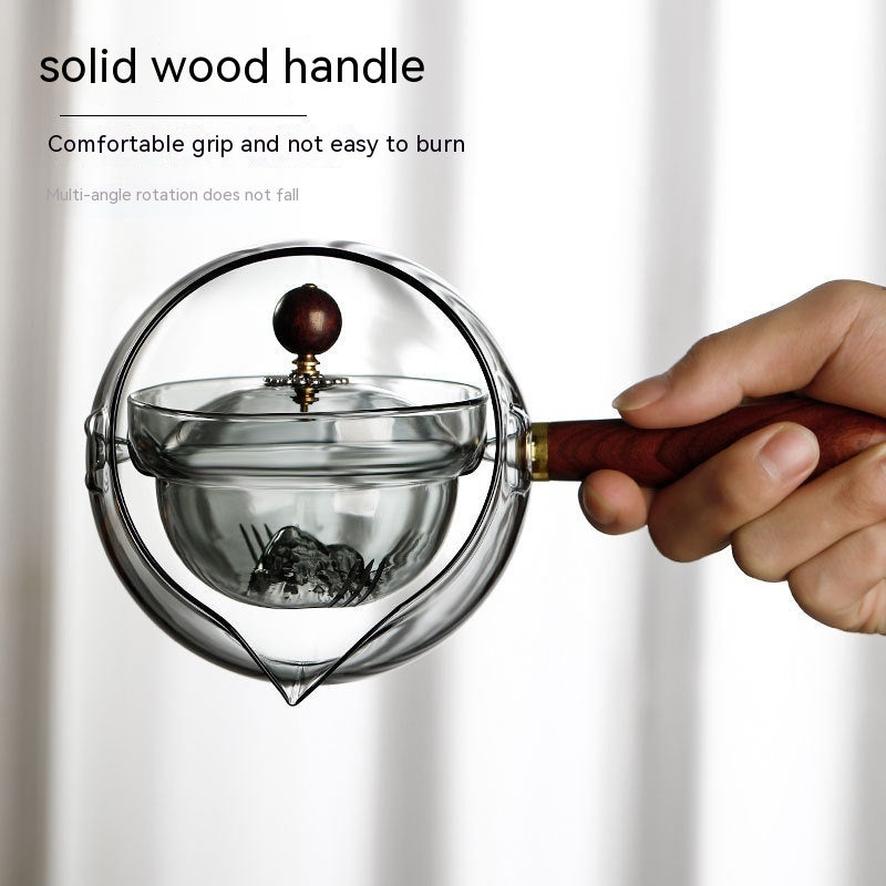 EcoChef™ Semi-Automatic Teapot – Effortless Brewing, Natural Style