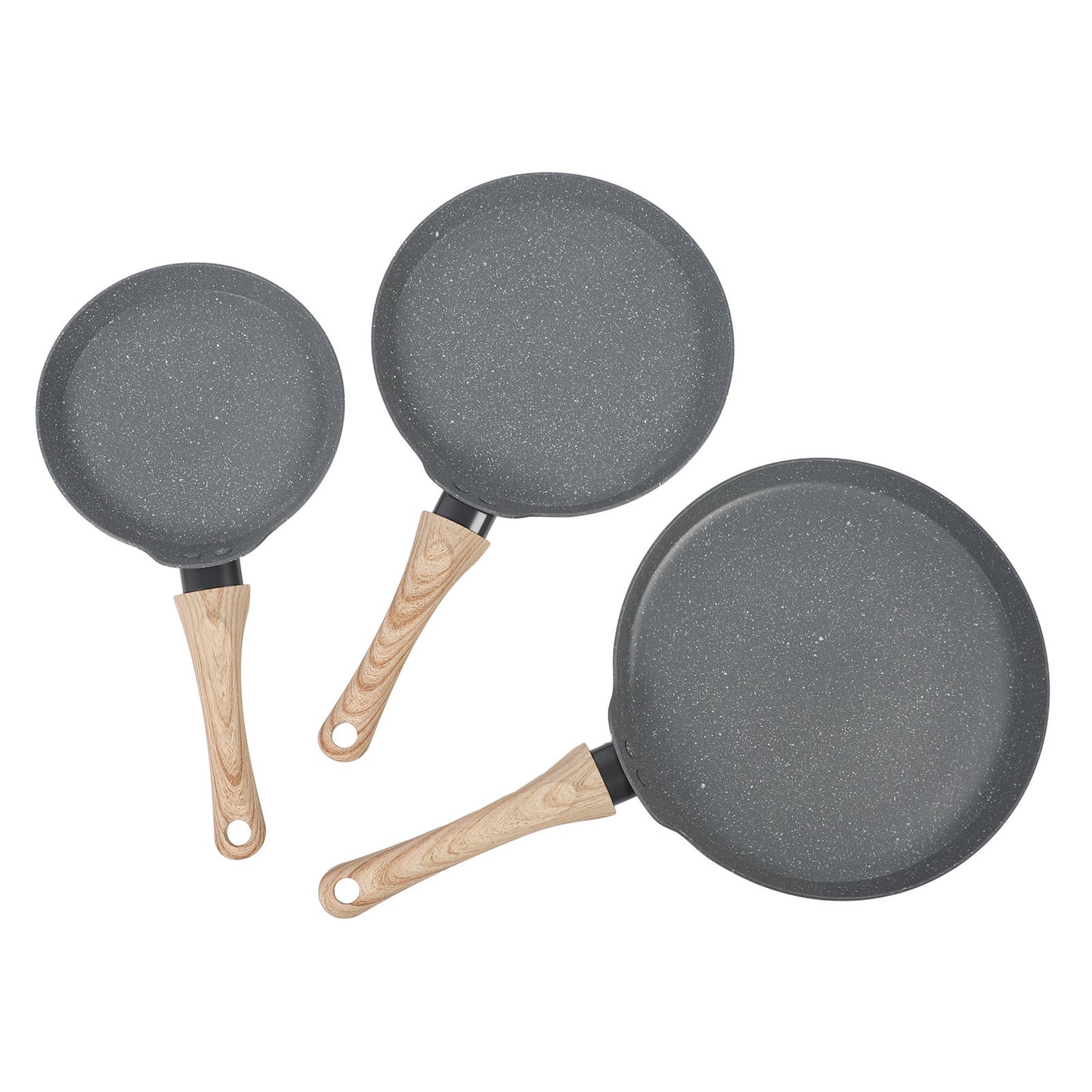 3-Piece Non-Stick Frying Pan Set – Toxin-Free