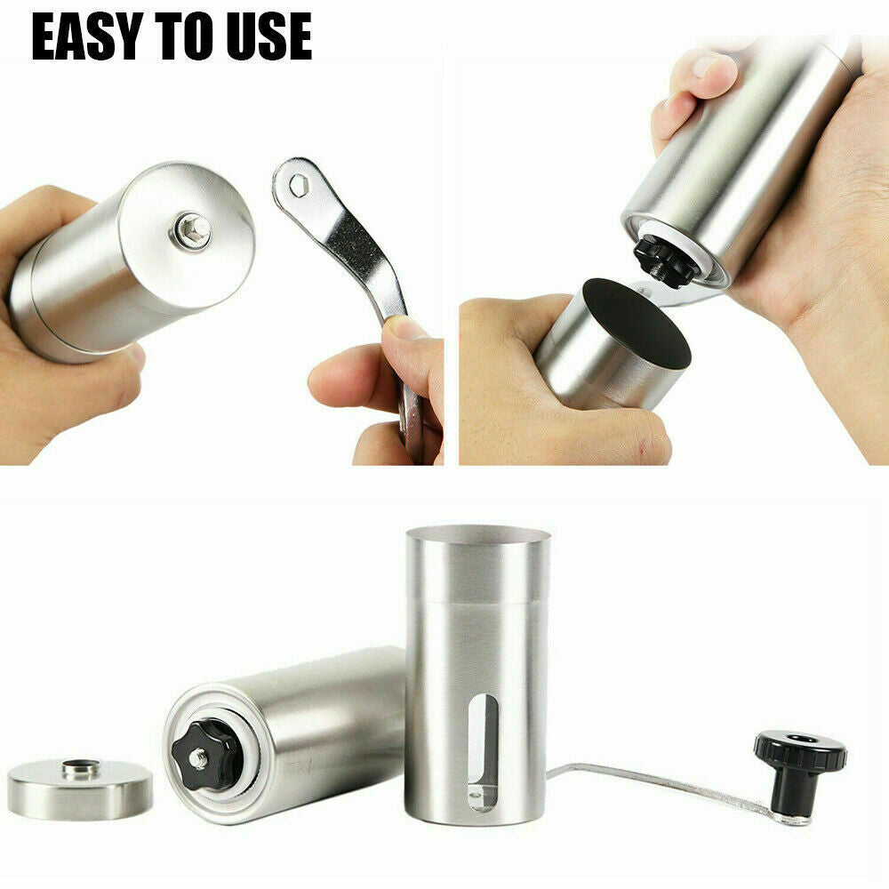 Premium Hand Crank Coffee Grinder – Burr Precision for Perfect Flavor