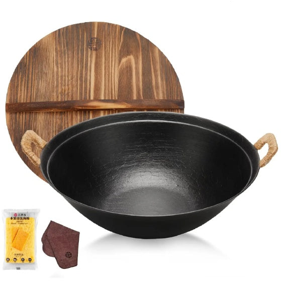 Artisan Cast Iron Wok – Timeless Cooking, Natural Flavor