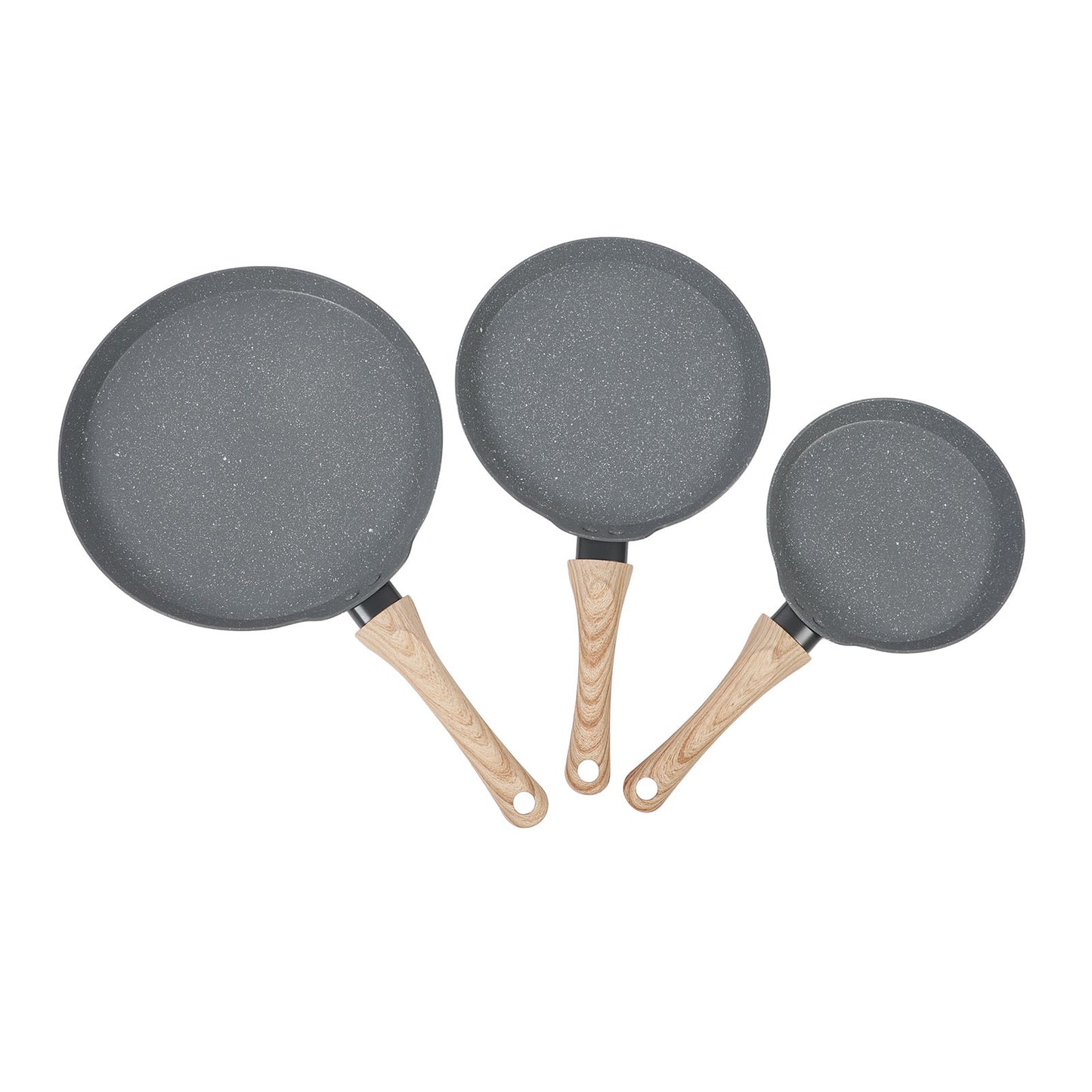3-Piece Non-Stick Frying Pan Set – Toxin-Free