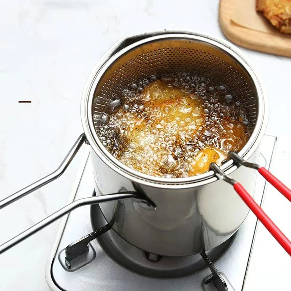 EcoChef™ Compact Stainless Steel Deep Fryer – Smart Frying with Less Oil