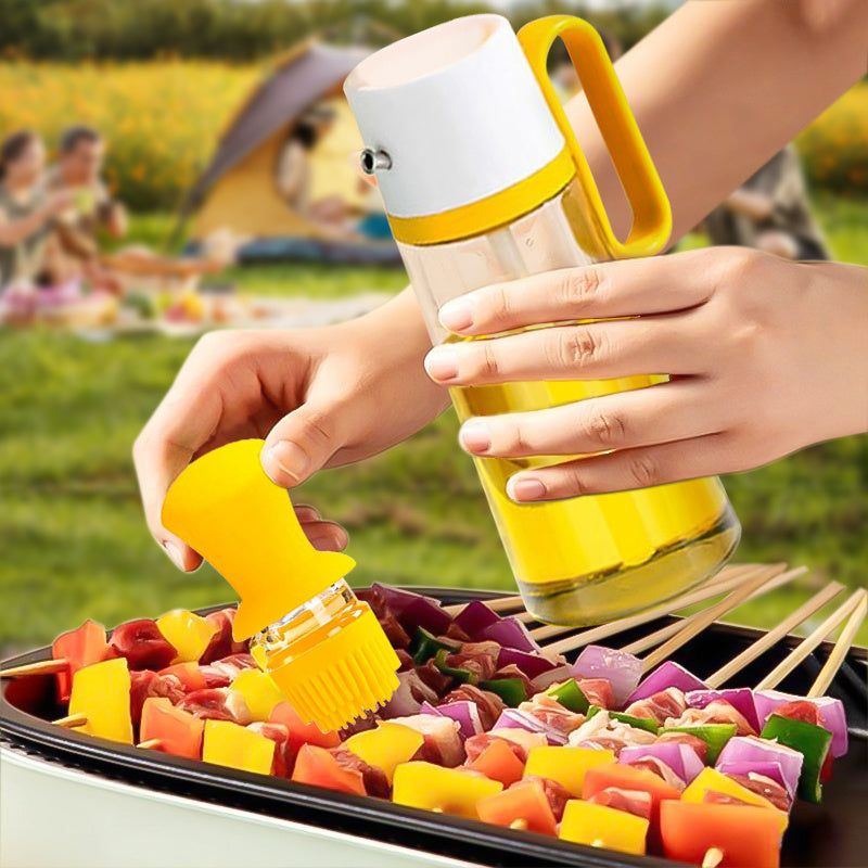 EcoChef™ 2-in-1 Oil Dispenser with Silicone Brush