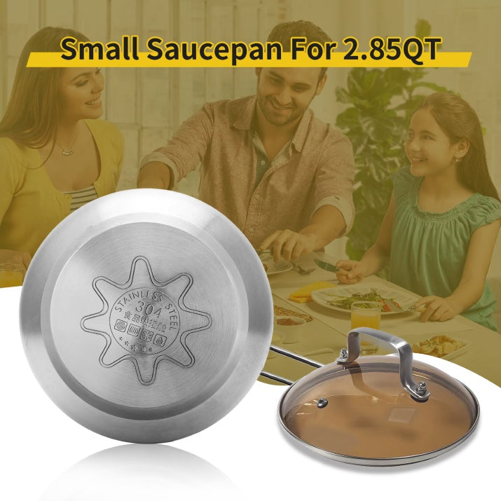 Stainless Steel Saucepan - For All Stoves