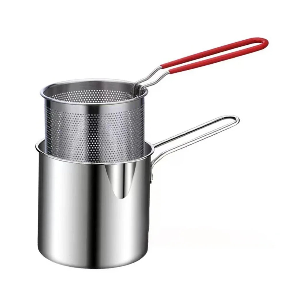 EcoChef™ Compact Stainless Steel Deep Fryer – Smart Frying with Less Oil