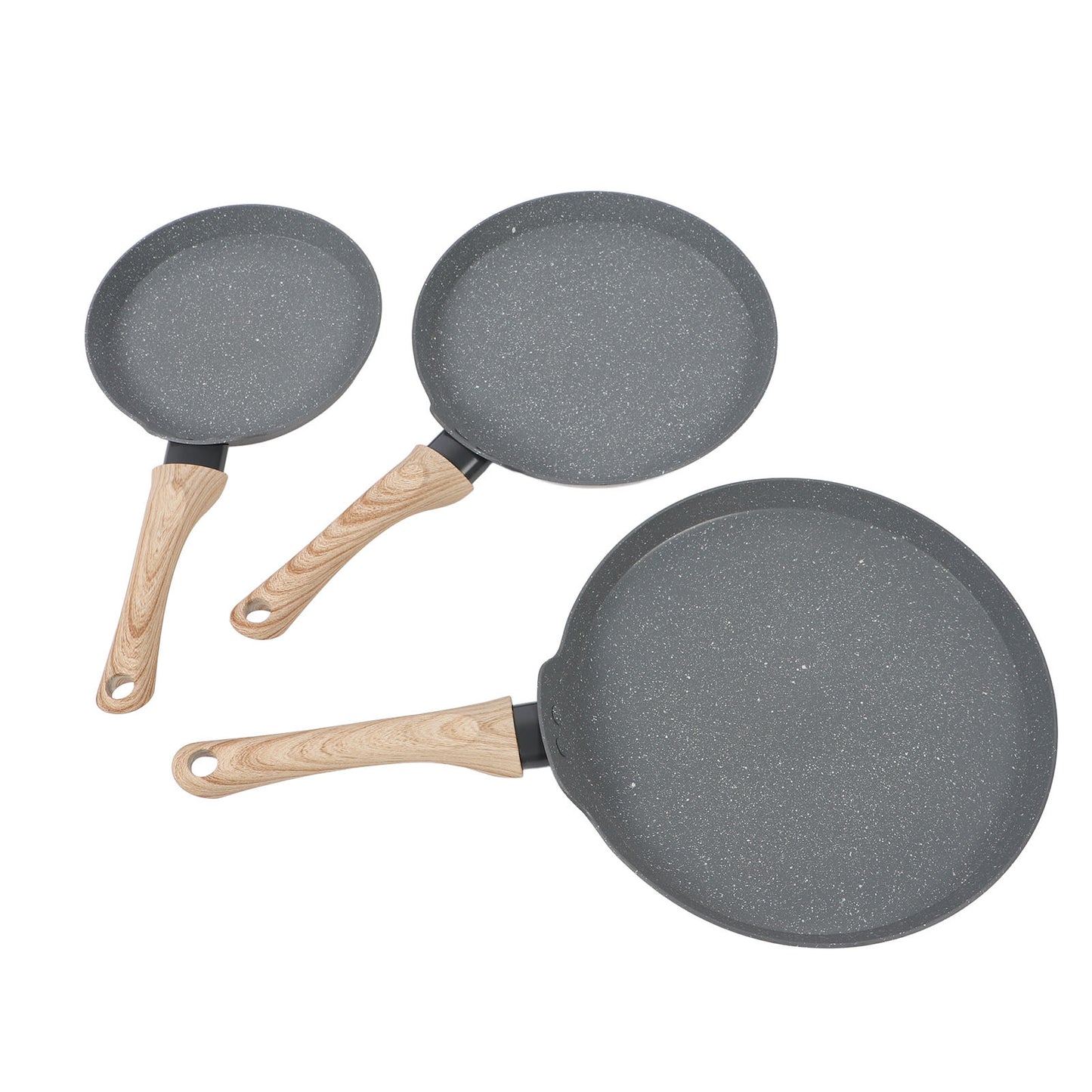 3-Piece Non-Stick Frying Pan Set – Toxin-Free