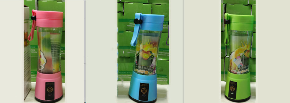 EcoChef™ Mini Portable Blender – USB Rechargeable Smoothie Juicer (6 Blades)
