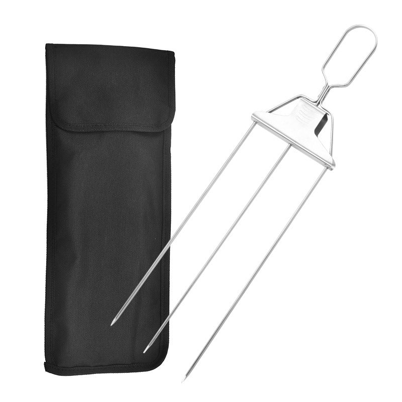EcoChef™ 3-in-1 Stainless Steel Skewers – Kebab & Grill Fork Set