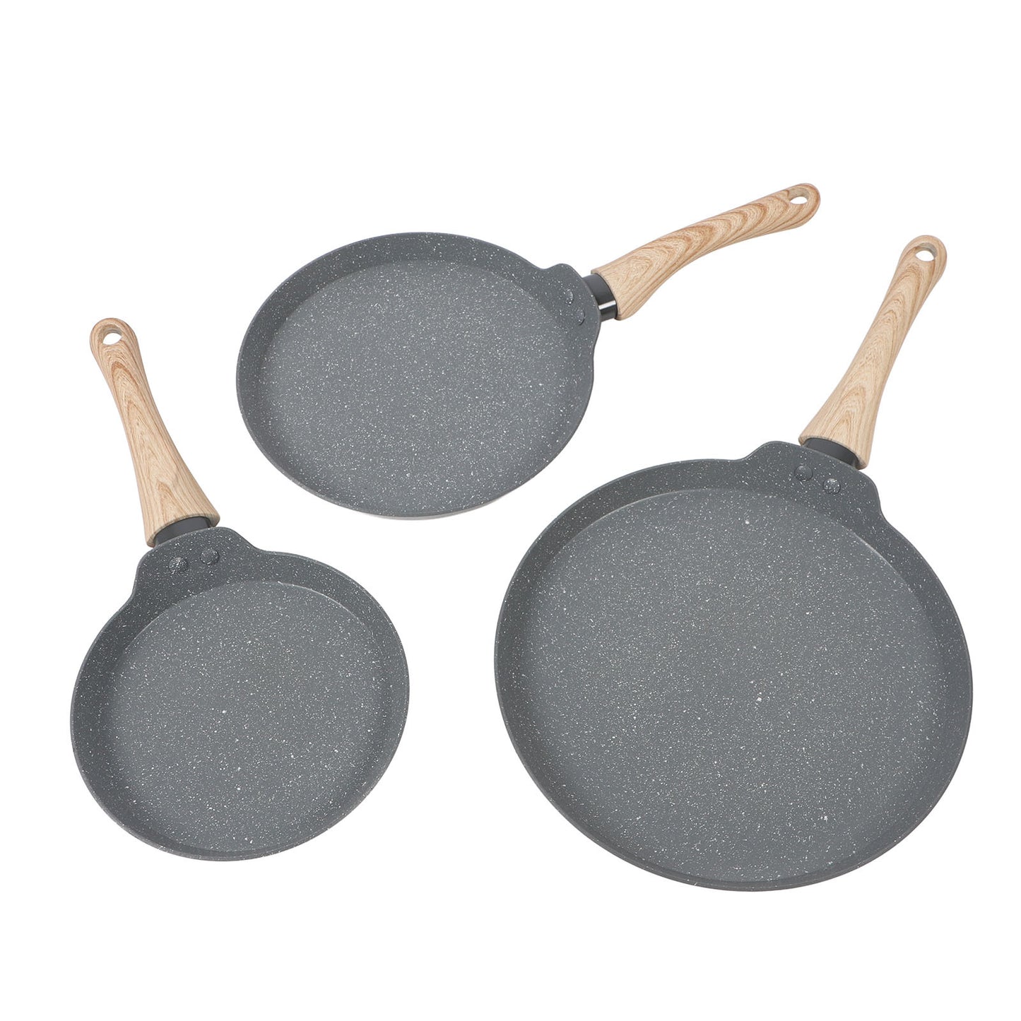 3-Piece Non-Stick Frying Pan Set – Toxin-Free