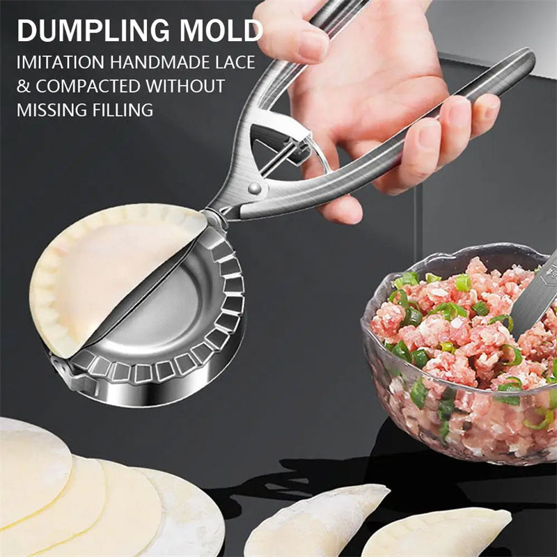 EcoChef™ Stainless Steel Dumpling Mold – Traditional Craft, Modern Simplicity
