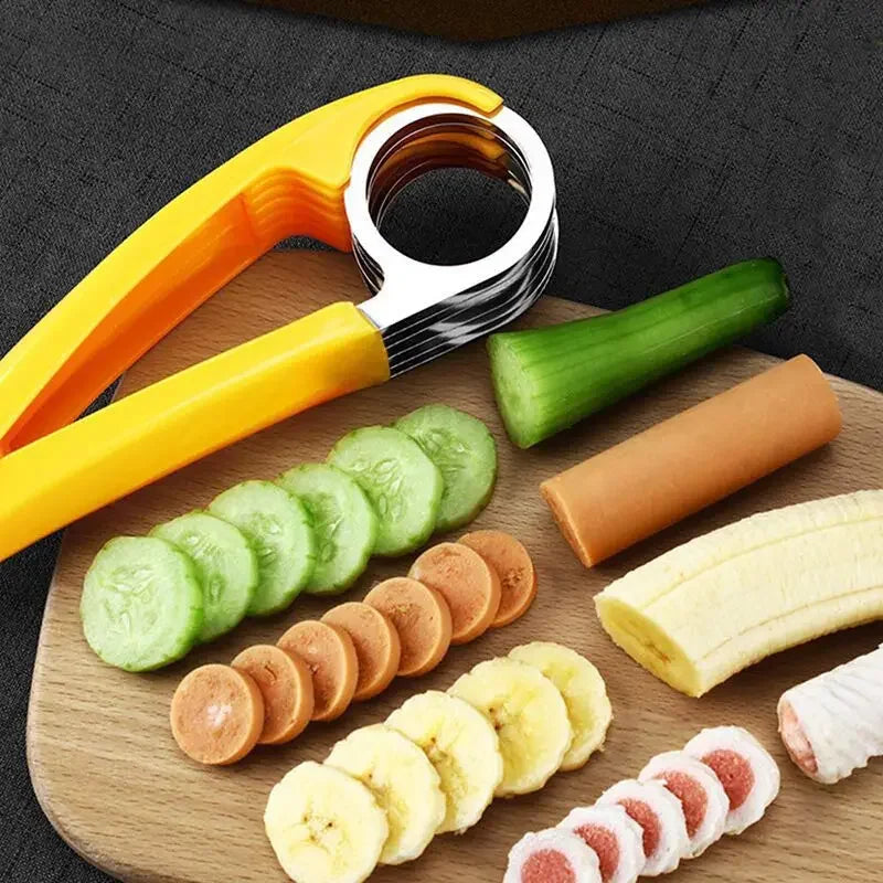 EcoChef™ Manual Banana & Chicken Slicer – Slice Smarter, Cook Quicker