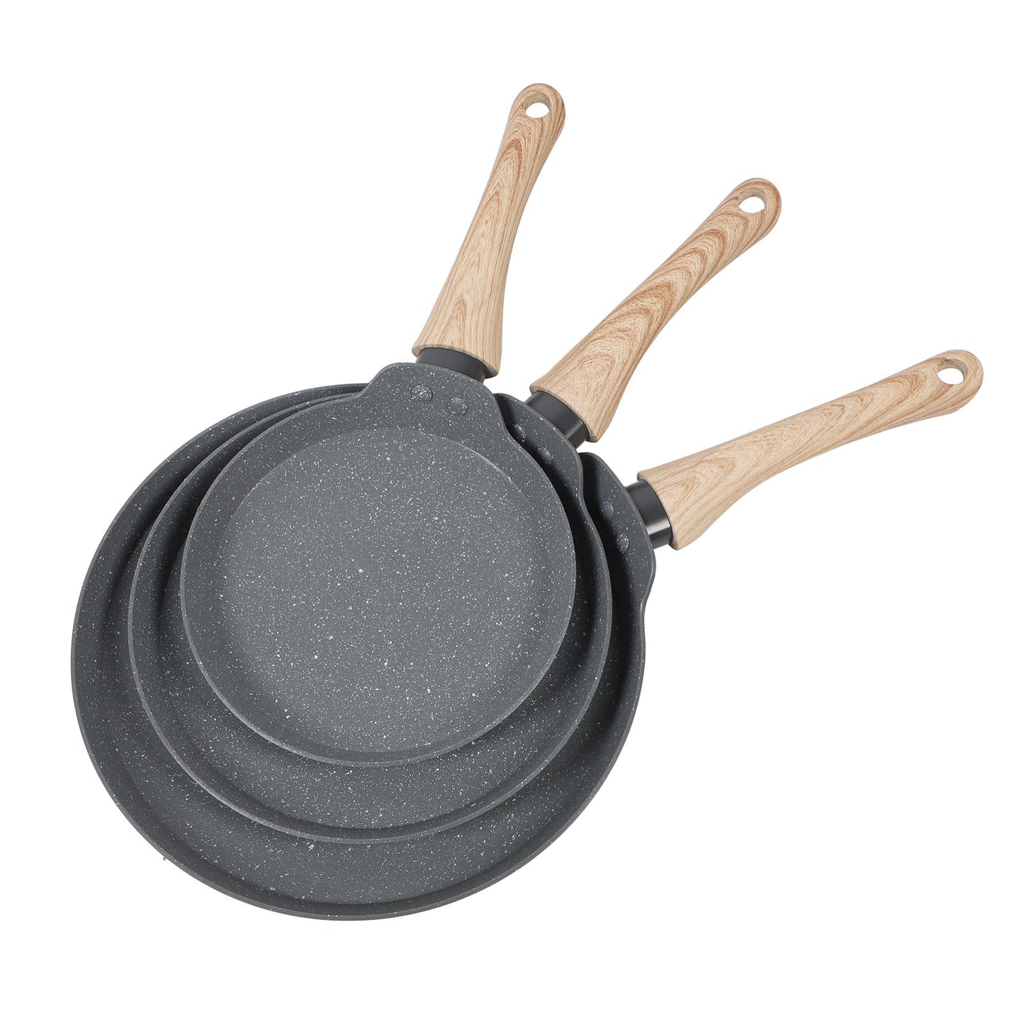 3-Piece Non-Stick Frying Pan Set – Toxin-Free