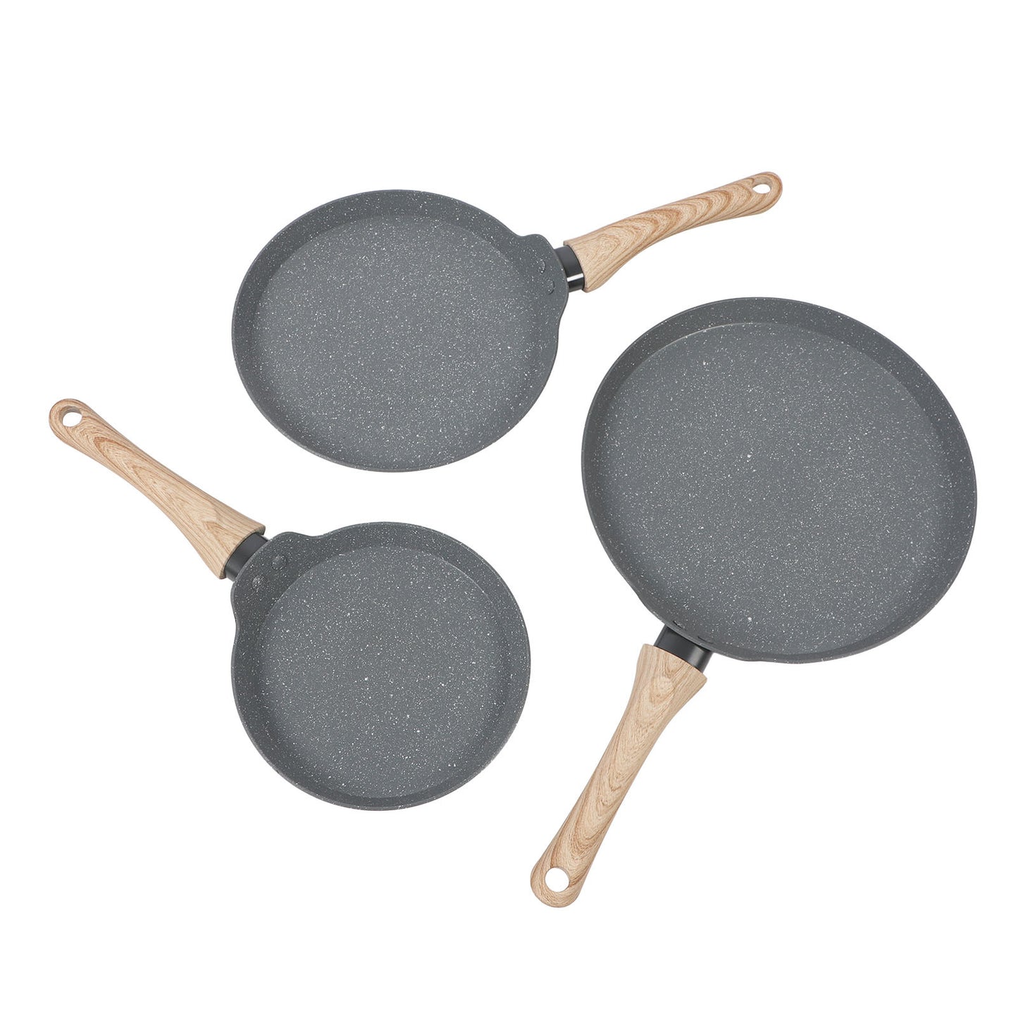3-Piece Non-Stick Frying Pan Set – Toxin-Free