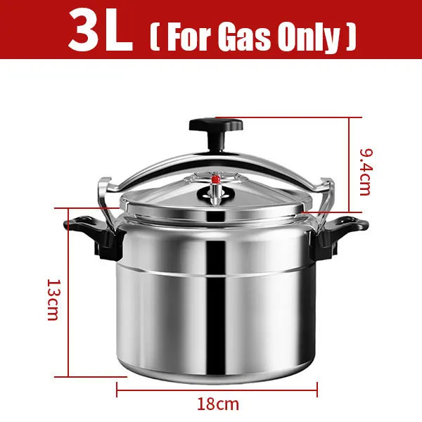 Pentola a pressione professionale da 3L/5L/7L Pentole da cucina in alluminio antideflagranti per pentole a gas