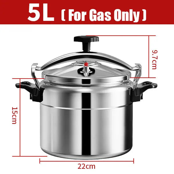 Pentola a pressione professionale da 3L/5L/7L Pentole da cucina in alluminio antideflagranti per pentole a gas