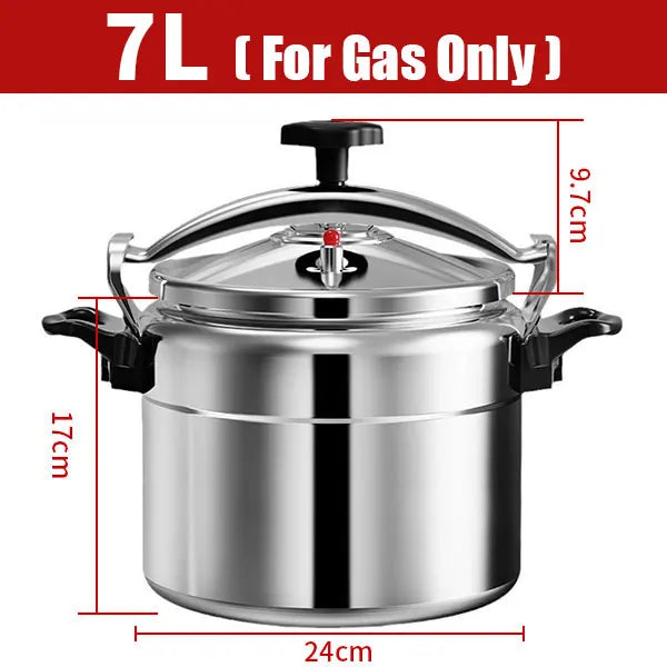 Pentola a pressione professionale da 3L/5L/7L Pentole da cucina in alluminio antideflagranti per pentole a gas