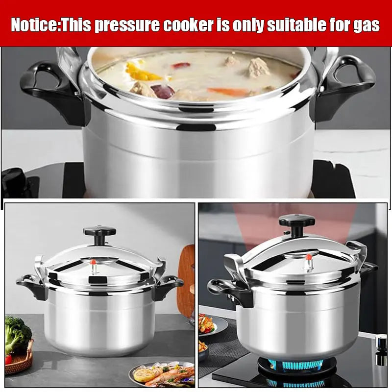 Pentola a pressione professionale da 3L/5L/7L Pentole da cucina in alluminio antideflagranti per pentole a gas