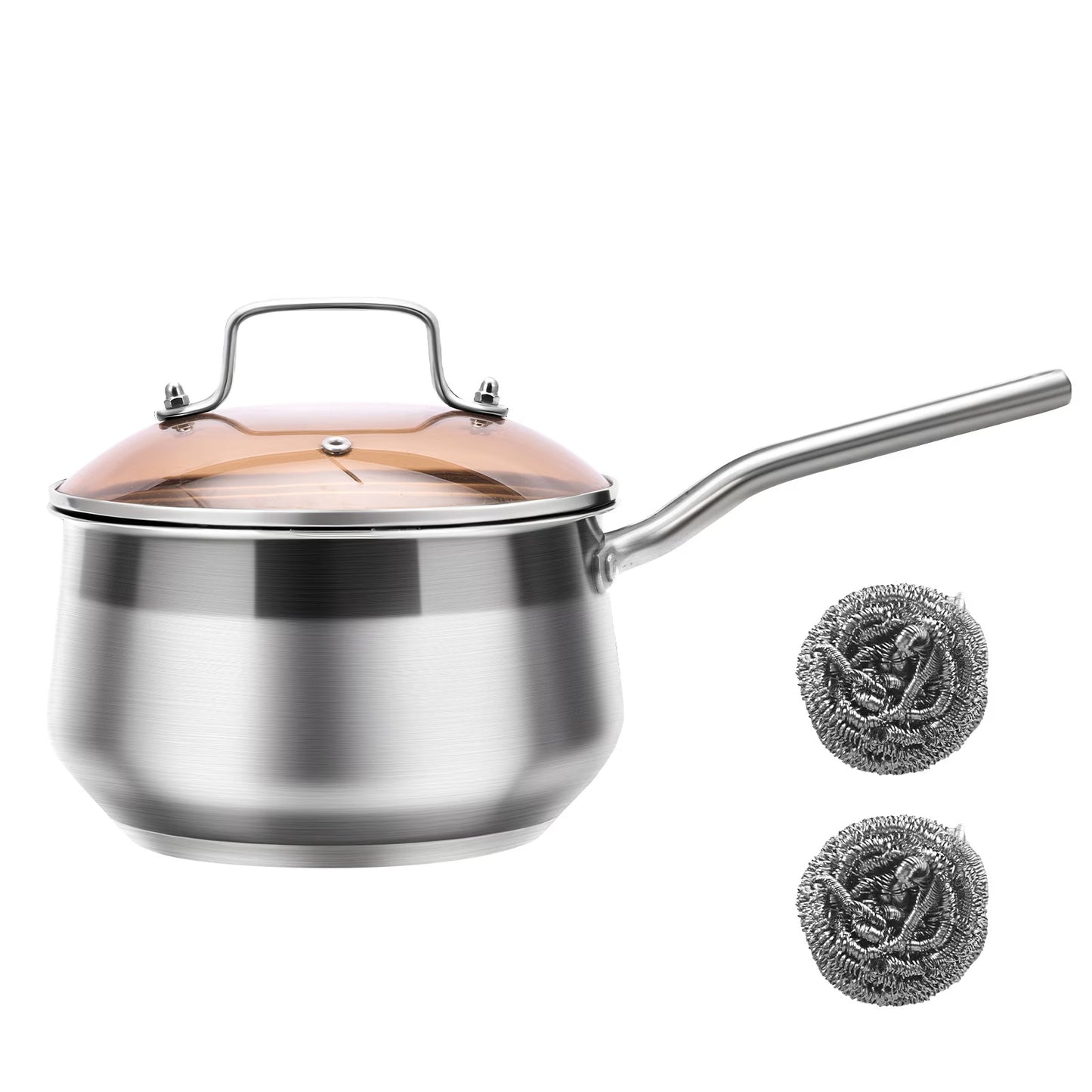 Stainless Steel Saucepan - For All Stoves