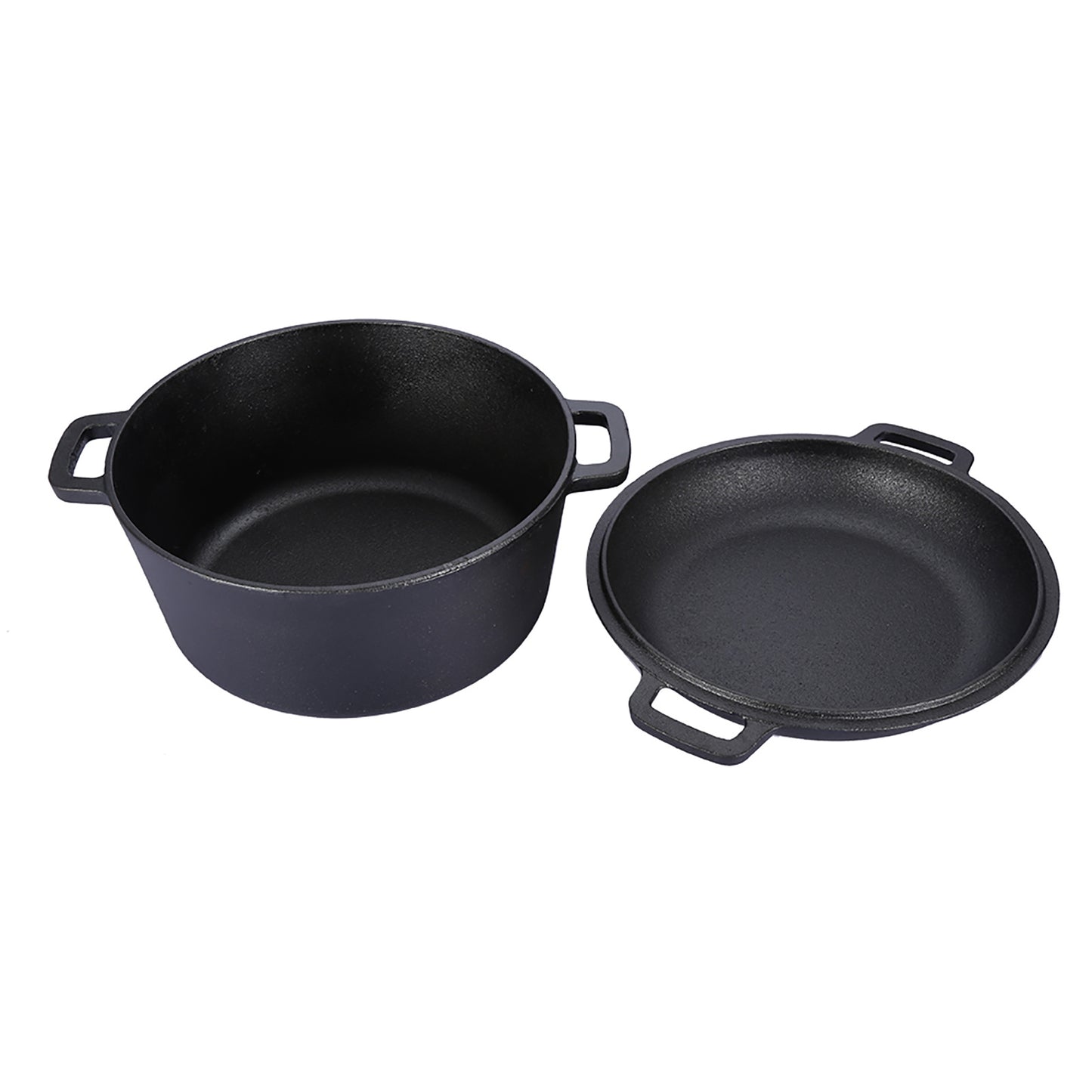Pure Iron Double Dutch Oven – Timeless Cooking!
