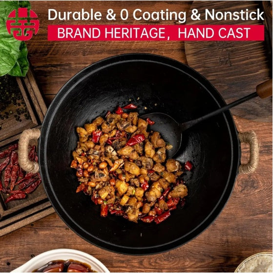 Artisan Cast Iron Wok – Timeless Cooking, Natural Flavor