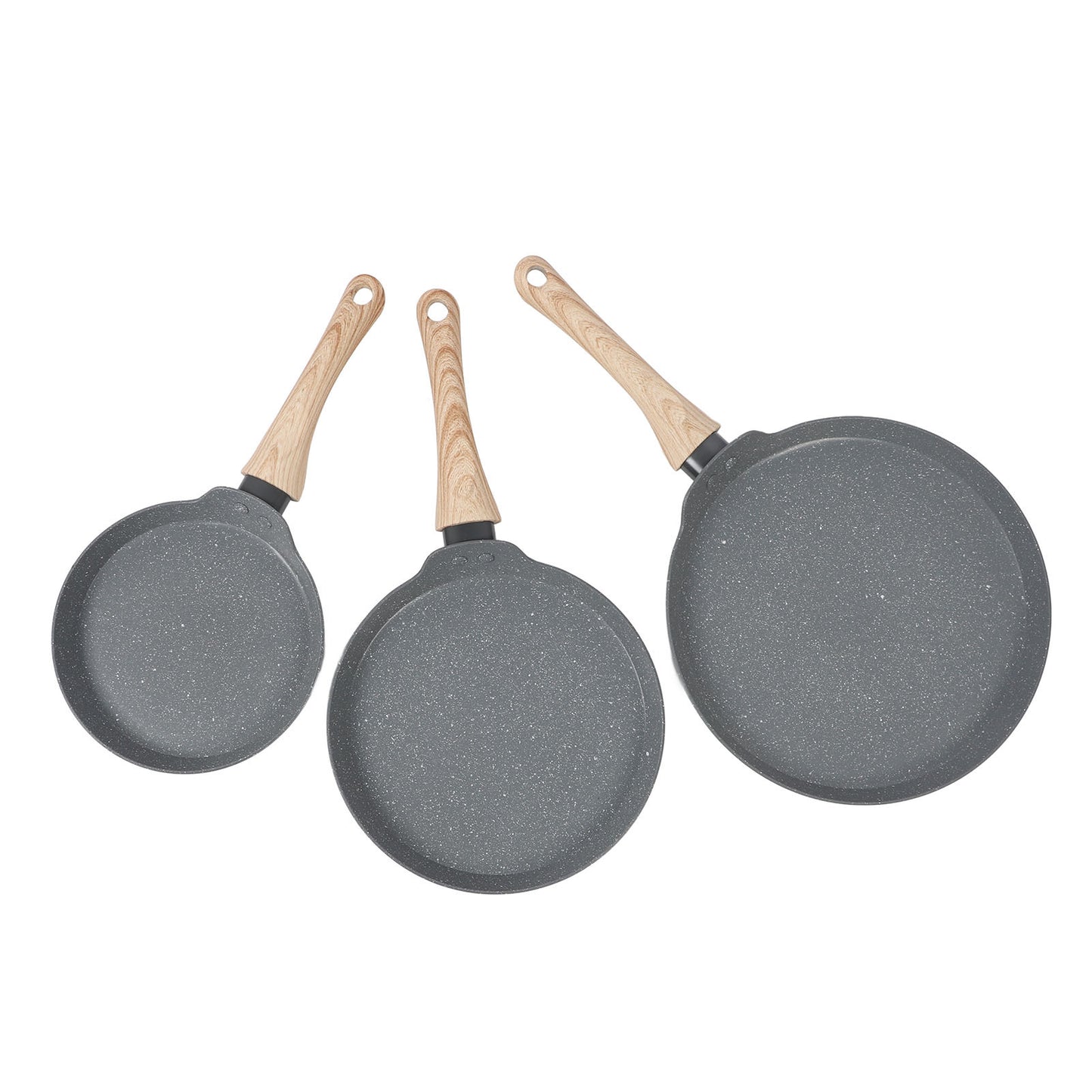 3-Piece Non-Stick Frying Pan Set – Toxin-Free