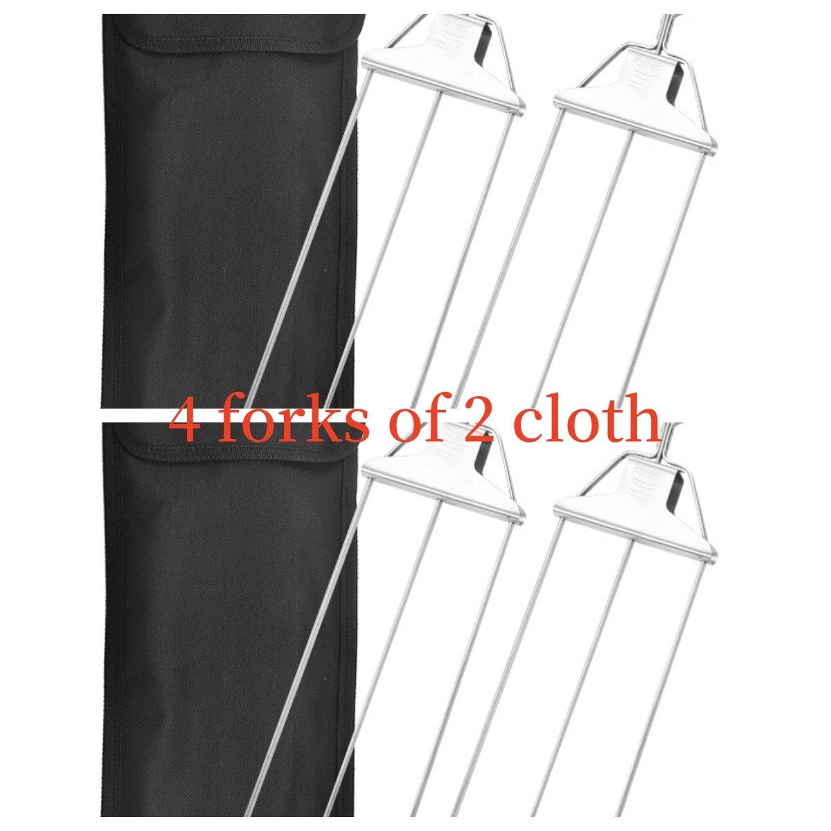 EcoChef™ 3-in-1 Stainless Steel Skewers – Kebab & Grill Fork Set