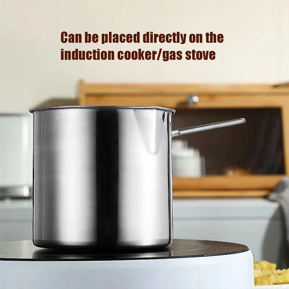 EcoChef™ Compact Stainless Steel Deep Fryer – Smart Frying with Less Oil