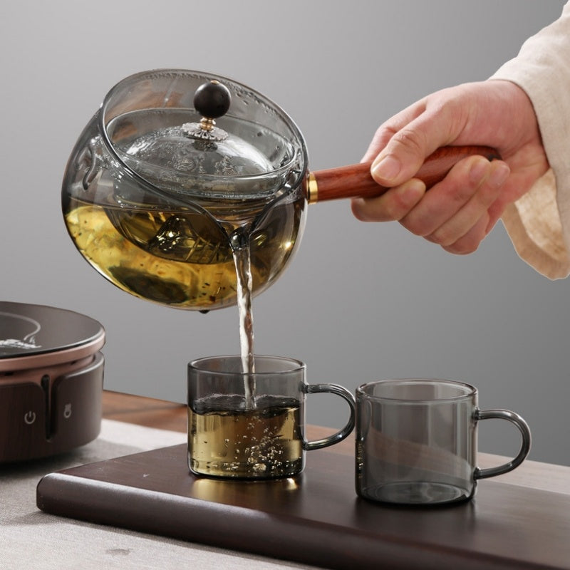 EcoChef™ Semi-Automatic Teapot – Effortless Brewing, Natural Style