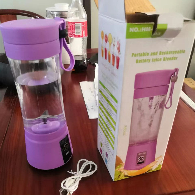 EcoChef™ Mini Portable Blender – USB Rechargeable Smoothie Juicer (6 Blades)