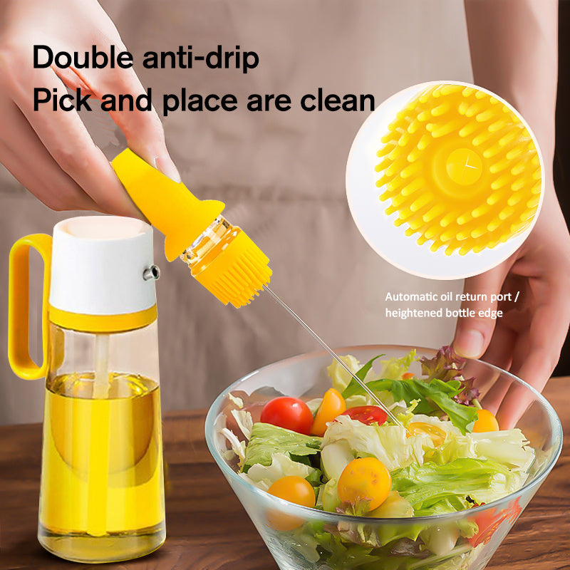 EcoChef™ 2-in-1 Oil Dispenser with Silicone Brush