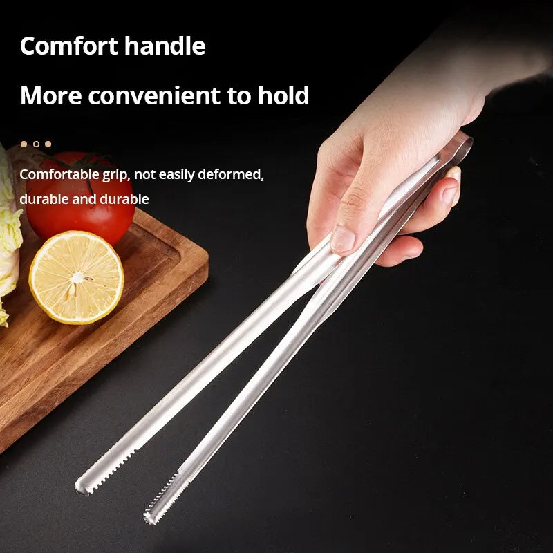 EcoChef™ Stainless Steel Food Tongs – Precision Meets Elegance