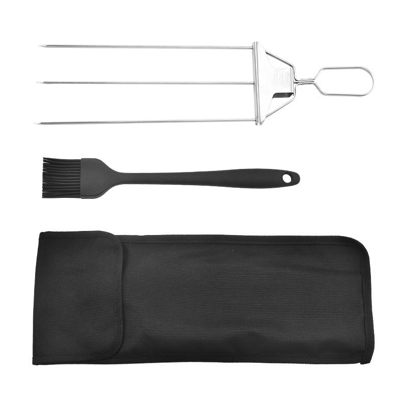 EcoChef™ 3-in-1 Stainless Steel Skewers – Kebab & Grill Fork Set