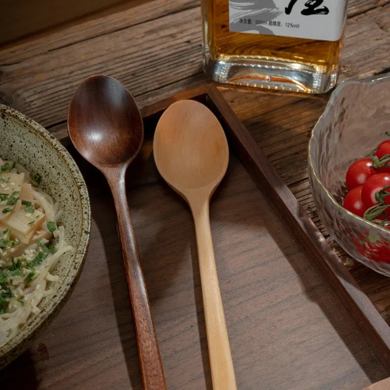 EcoChef™ Natural Wooden Utensil Set – 5-Piece Eco Tableware